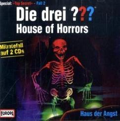 House of Horrors - Haus der Angst, 2 Audio-CDs, 2 Audio-CD
