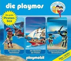 Die Playmos - Die Playmos-Piratenbox, 3 Audio-CDs