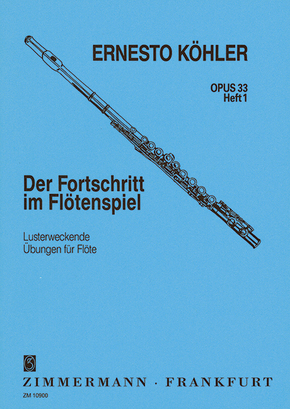 Der Fortschritt im Flötenspiel op. 33, für Flöte solo - H.1