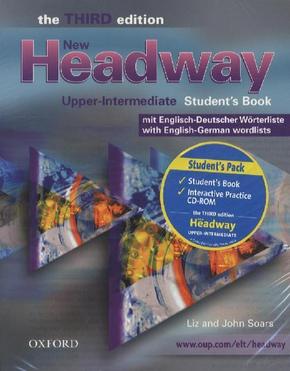 New Headway, Upper-Intermediate, Third edition: Student's Book with English-German wordlists + CD-ROM
