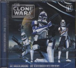 Star Wars, The Clone Wars - Die Bruchlandung - Die Verteidiger des Friedens, 1 Audio-CD
