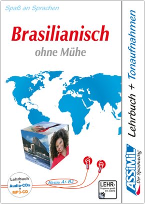 ASSiMiL Brasilianisch ohne Mühe: Lehrbuch + 4 Audio-CDs + 1 Audio-CD, MP3