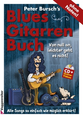 Peter Bursch's Blues-Gitarrenbuch, m. 1 Audio-CD, m. 1 Beilage