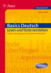 Basics Deutsch, Lesen und Texte verstehen