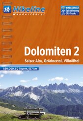 Hikeline Wanderführer Dolomiten - Bd.2