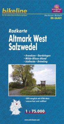 Bikeline Radkarte Altmark West, Salzwedel