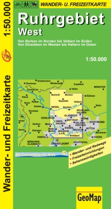 Ruhrgebiet West Wander- und Freizeitkarte