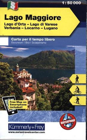 Lago Maggiore Nr. 08 Outdoorkarte Italien 1:50 000