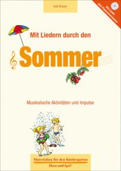 Mit Liedern durch den Sommer, m. Audio-CD