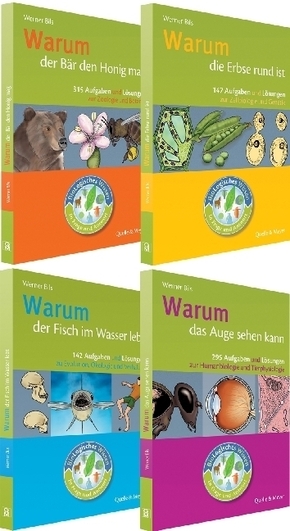 Biologisches Wissen in Frage und Antwort, 4 Teile