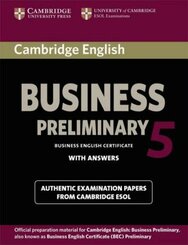 Cambridge English Business Preliminary 5: Student's Book with answers and Audio CD