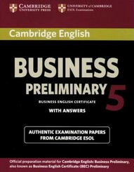Cambridge English Business Preliminary 5: Student's Book with answers