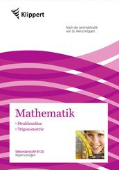 Mathematik 9/10, Strahlensätze/Trigonometrie