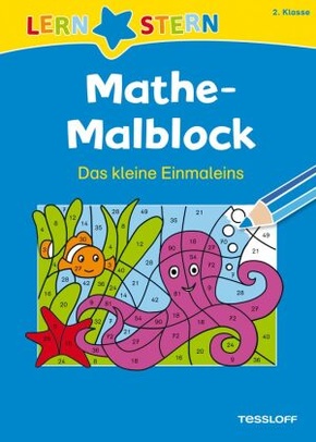 Mathe-Malblock: 2. Klasse. Das kleine Einmaleins
