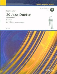 20 Jazz-Duette, 2 Trompeten, Spielpartitur - Vol.1