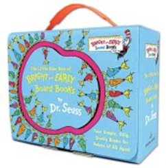 The Little Blue Box of Bright and Early Board Books by Dr. Seuss, m. 4 Buch