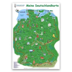 Meine Deutschlandkarte, Kinderdeutschlandkarte