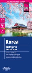 Reise Know-How Landkarte Korea, Nord und Süd. North and South Korea. Corée du nord et du sud. Corea del norte  y del sur