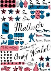 Ein Malbuch mit Zeichnungen von Andy Warhol