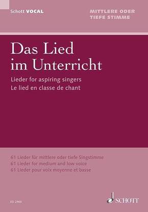 Lied im Unterricht, mittlere / tiefe Stimme