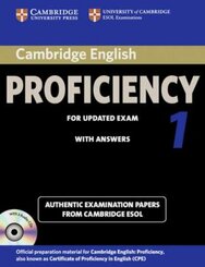 Cambridge English Proficiency 1 for updated exam: Student's Book with answers and 2 Audio-CDs