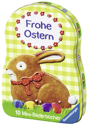 Frohe Ostern - 10 Ravensburger Mini-Bilderbücher in Geschenkdose
