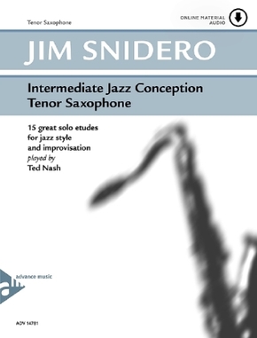 Intermediate Jazz Conception Tenor Sax, w. Audio-CD