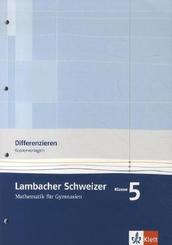 Lambacher Schweizer Mathematik 5 Differenzieren, m. 1 CD-ROM