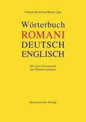 Wörterbuch Romani - Deutsch - Englisch für den südosteuropäischen Raum