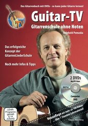 Guitar-TV, Gitarrenschule ohne Noten, m. 2 DVD (MP4 Videos)