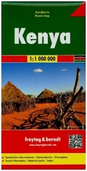 Freytag & Berndt Autokarte Kenia; Kenya