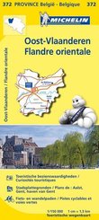 Michelin Karte Oost-Vlaanderen. Flandre orientale