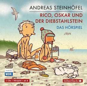 Rico und Oskar 3: Rico, Oskar und der Diebstahlstein - Das Hörspiel, 2 Audio-CD