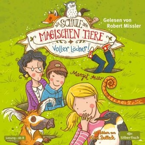 Die Schule der magischen Tiere 2: Voller Löcher!, 2 Audio-CD