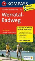 KOMPASS Fahrrad-Tourenkarte Werratal-Radweg 1:50.000