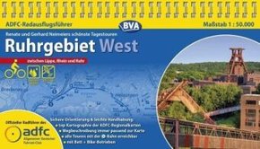 ADFC-Radausflugsführer Ruhrgebiet West 1:50.000 praktische Spiralbindung, reiß- und wetterfest, GPS-Tracks Download