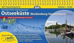 ADFC-Radausflugsführer Ostseeküste Mecklenburg-Vorpommern West 1:50.000 praktische Spiralbindung, reiß- und wetterfest,