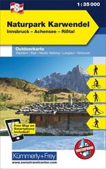 Kümmerly+Frey Outdoorkarte Österreich - Naturpark Karwendel