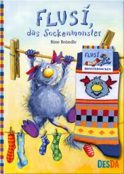 Flusi das Sockenmonster, m. Original-Flusi-Socken (Größe 27-30)