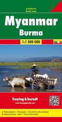Freytag & Berndt Autokarte Myanmar / Burma