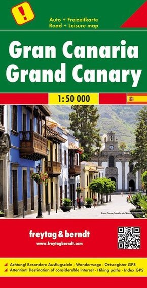 Freytag & Berndt Auto + Freizeitkarte Gran Canaria. Grand Canary -