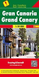 Freytag & Berndt Auto + Freizeitkarte Gran Canaria; Grand Canary