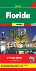Florida, Autokarte 1:500.000