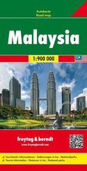 Malaysia, Autokarte 1:900.000. Maleisie