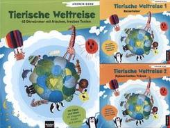 Tierische Weltreise: Buch, m. 2 Audio-CDs