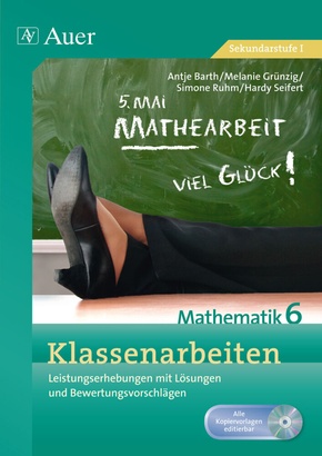 Klassenarbeiten Mathematik 6, m. 1 CD-ROM