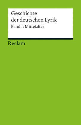 Geschichte der deutschen Lyrik - Bd.1