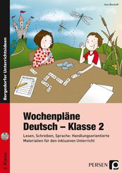 Wochenpläne Deutsch - Klasse 2, m. 1 CD-ROM