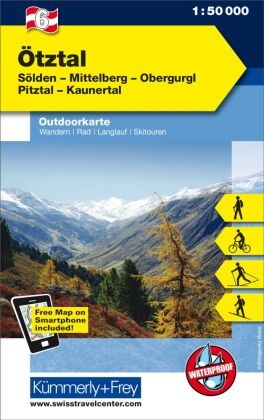 Kümmerly+Frey Outdoorkarte Österreich - Ötztal