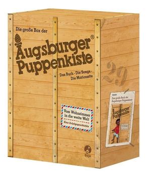Augsburger Puppenkiste - Die große Box (Buch, Doppel-CD und Marionette) - Box kaputt